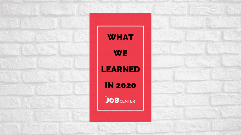 What We Learned in 2020